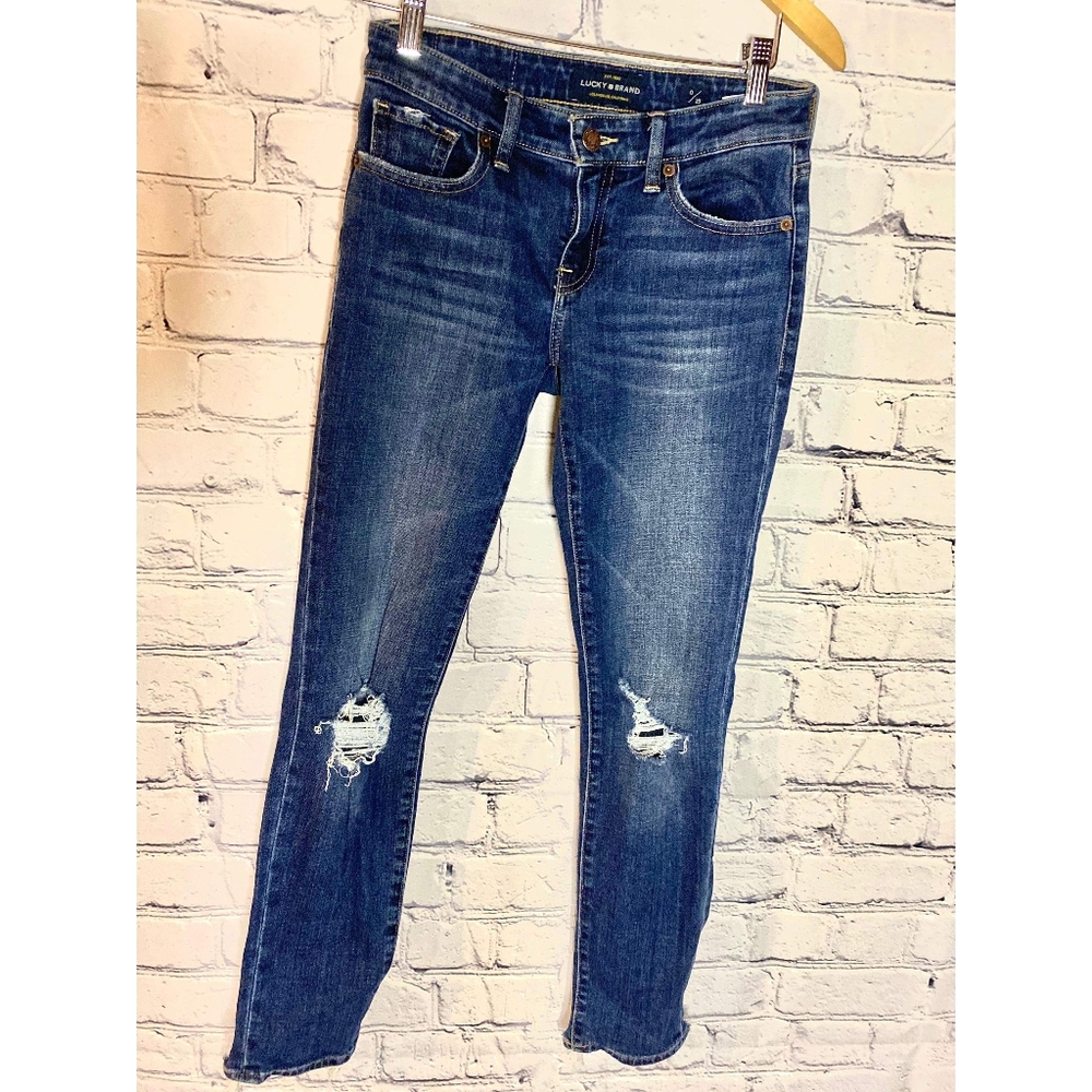 Lucky Brand ripped jeans size 0/25